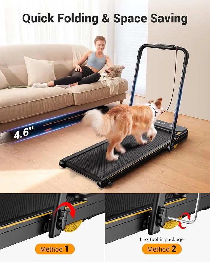 UREVO Strol 2E Smart 2-in-1 Folding Treadmill - Image 6